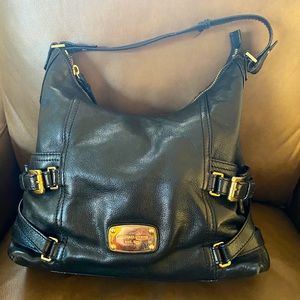 Michael Kors black leather purse